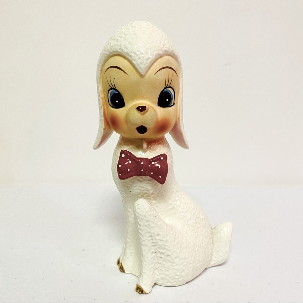 Vintage Ceramic Grantcrest Lamb Statue 60’s 70’s